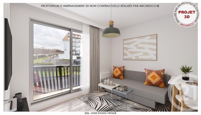 Appartement F2 &agrave; vendre - 2 pi&egrave;ces - 21,84 m2 - Villers Sur Mer - 14 - BASSE-NORMANDIE